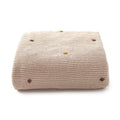 Pure Cotton Soft Hand-Crocheted Pom-Pom Baby Blanket