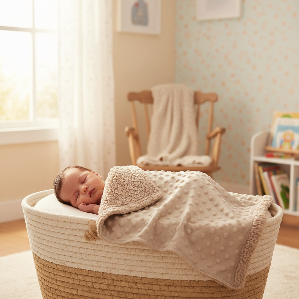 Warm Soothing Baby Blanket | All-Season Comfort