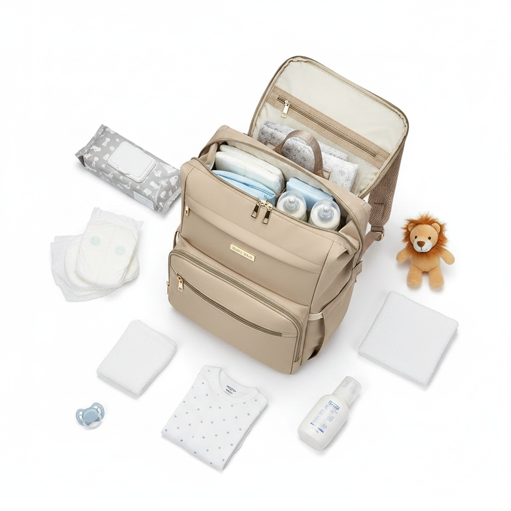 Large Multifunctional Baby Nappy Bag