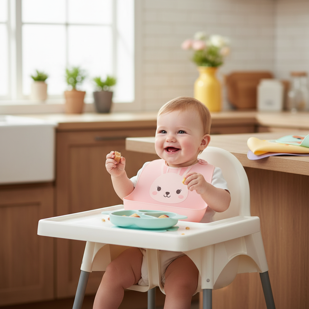 Waterproof Silicone Baby Bib
