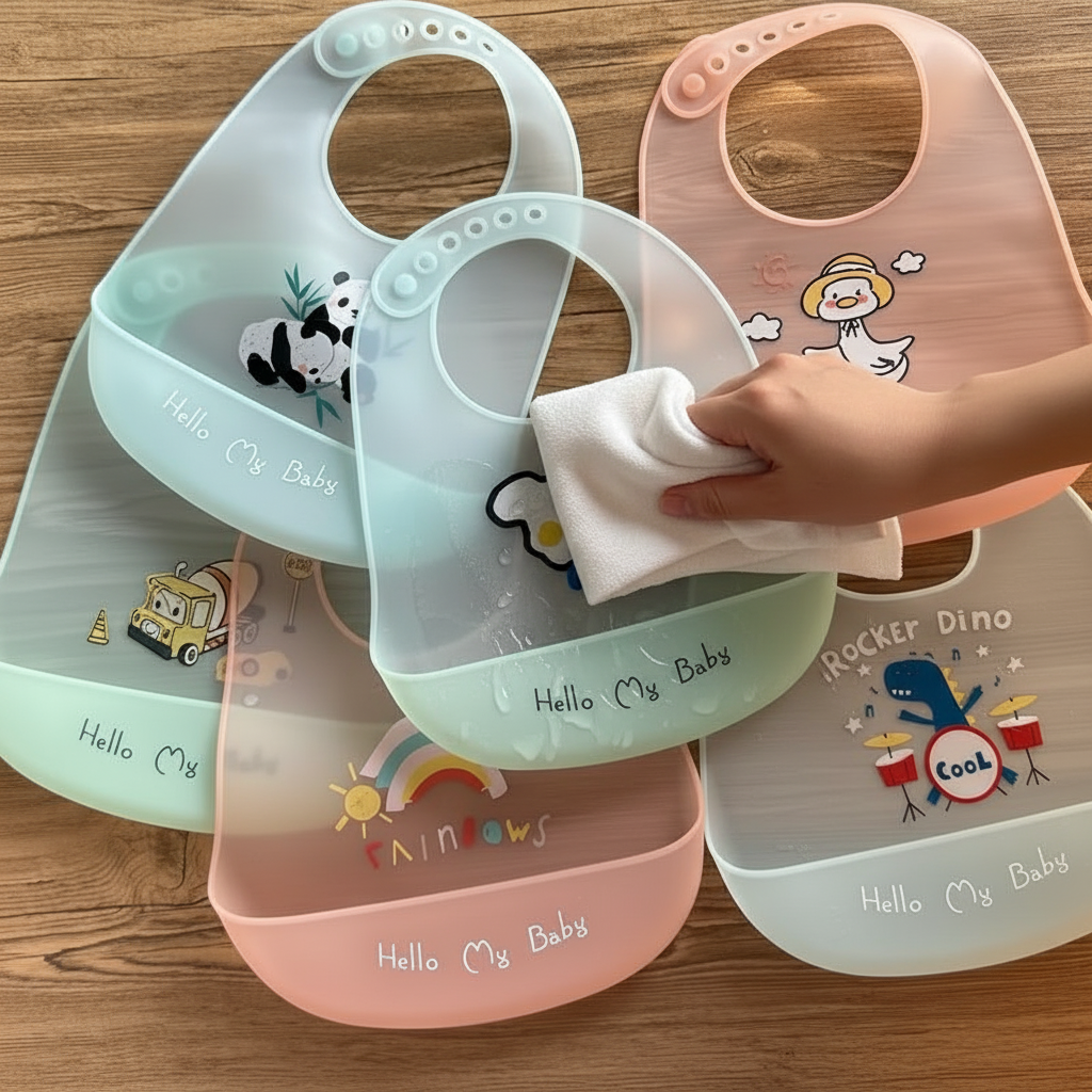 Waterproof Silicone Baby Bib