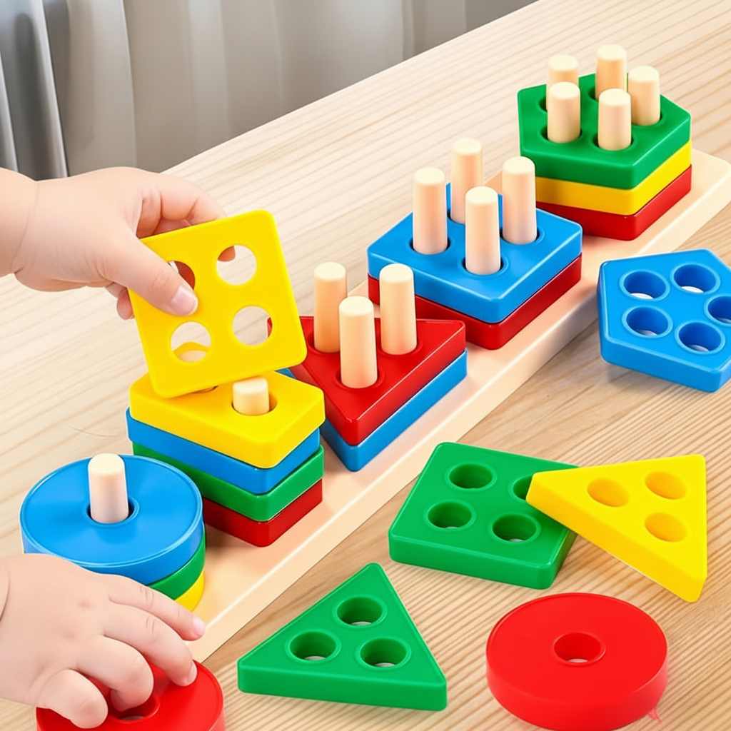Educational Sorting & Stacking Toy for Early Development