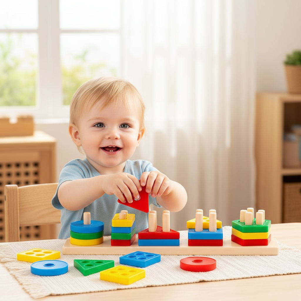 Educational Sorting & Stacking Toy for Early Development