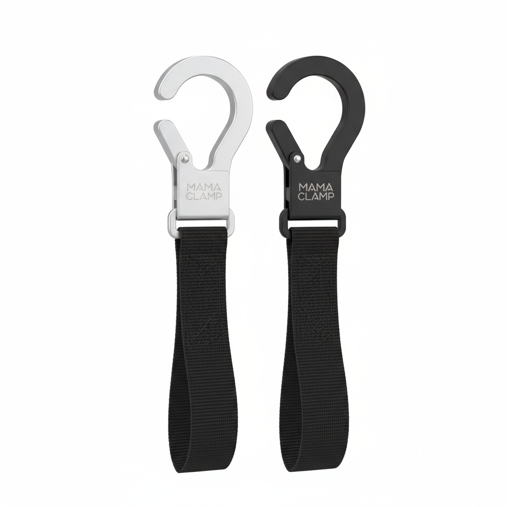 Heavy-Duty Pram & Stroller Hooks (Set of 2)