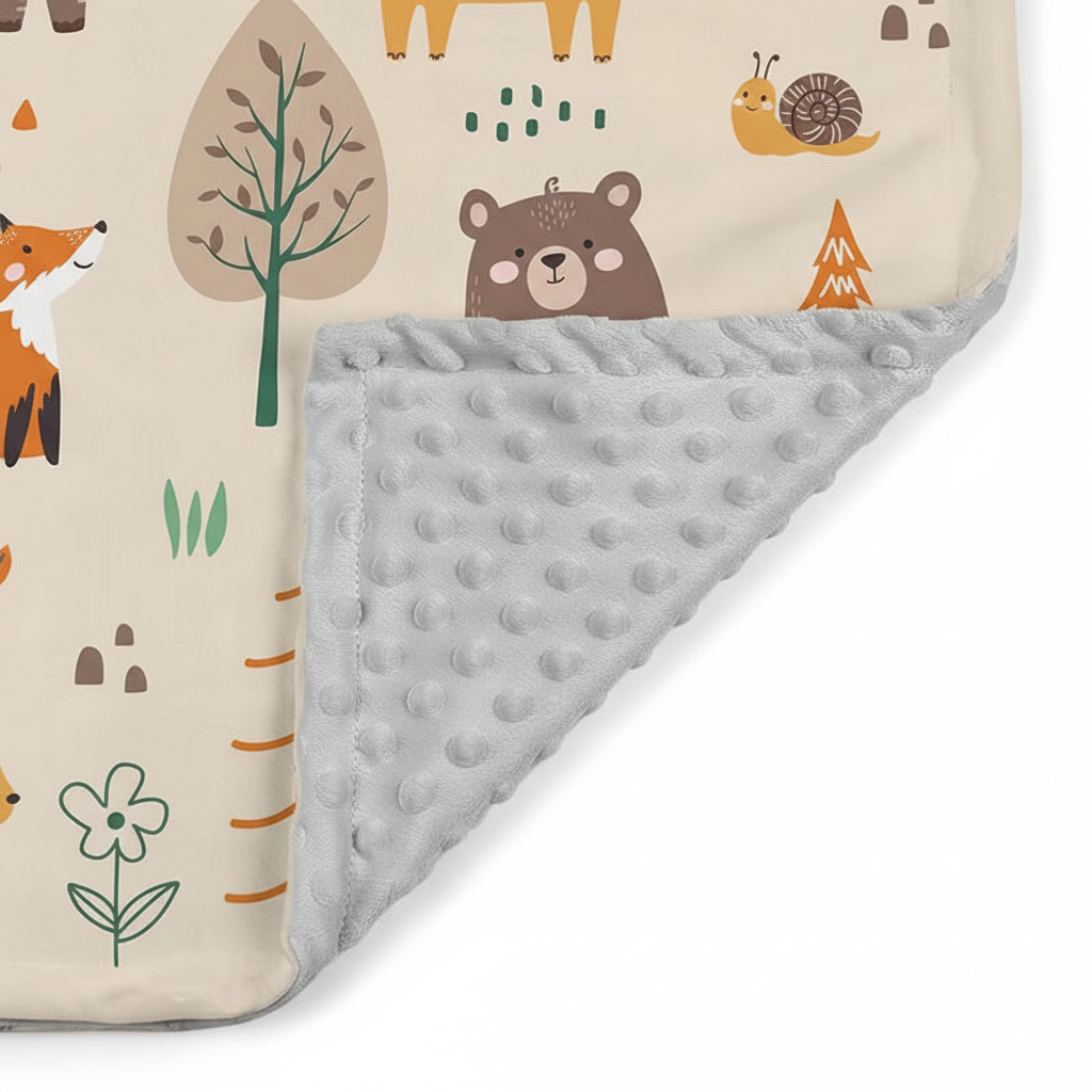 Soft Plush Baby Blanket - Detail